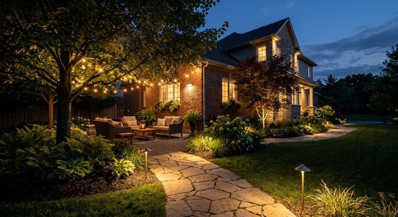 Garden Lighting Installation in Utah County, UT