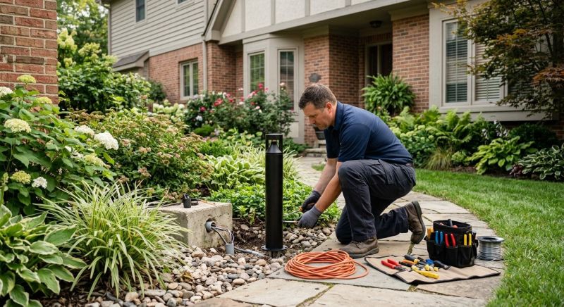 Landscape Lighting Installation in Overland Park, KS
