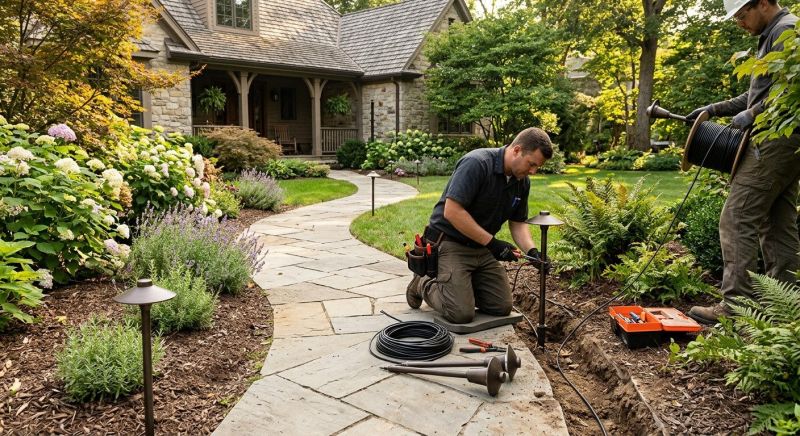 Landscape Lighting Installation in Olathe, KS